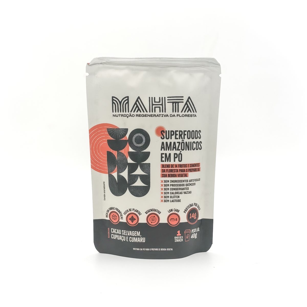 Mahta: Superfoods Amazônicos em Pó: Cacau Selvagem, Cupuaçu e Cumaru